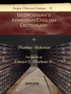 cover image of Bedrossian's Armenian-English Dictionary